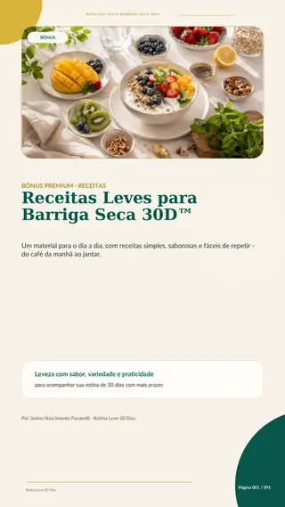Capa Receitas Leves